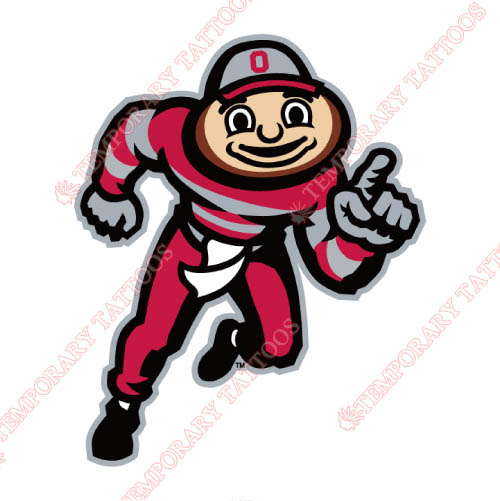Ohio State Buckeyes Customize Temporary Tattoos Stickers NO.5748